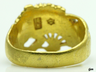 日本製 純金 指輪 明治時代 - アンティークジュエリー ルネサンス