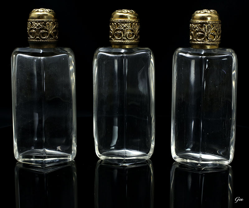 香水瓶 フランス ナポレオン三世様式 アンティーク