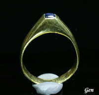中世　鐙型　サファイヤ　リング　指輪