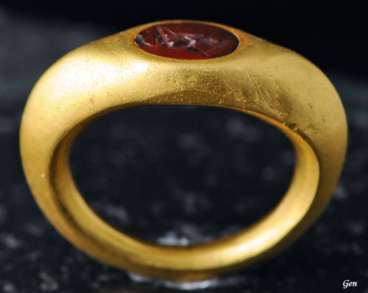 古代ローマ　ゴールド　リング　指輪