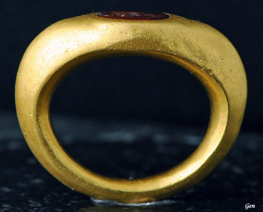 ベゼル　シャンク　古代ローマ　指輪