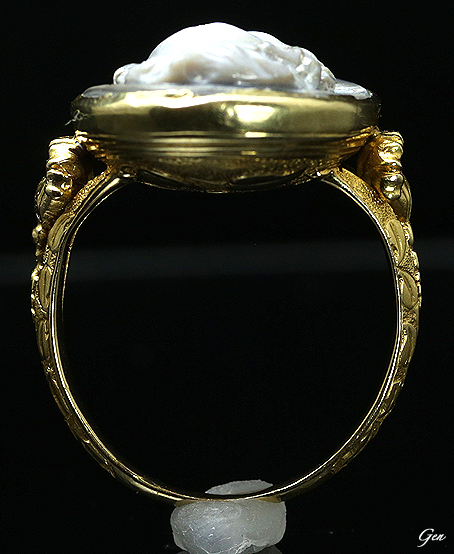 18世紀　指輪　シャンク　上部