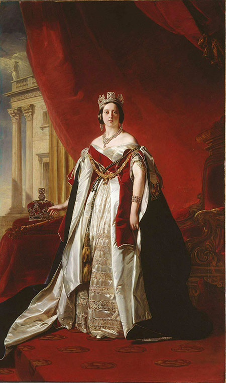 ヴィクトリア女王　戴冠式　